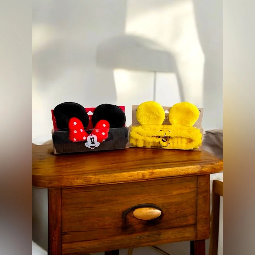 Disney Winnie the Pooh or Minnie Mouse spa headband winners choice new